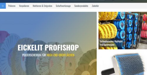 EICKELIT Profishop für Polierscheiben